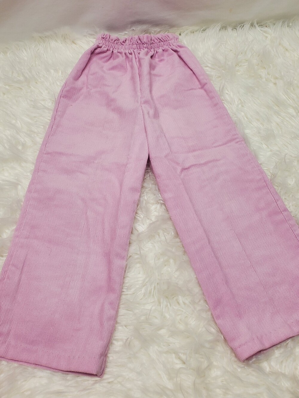 Vintage 90s y2k Courdaroy girls pants in baby pink pants health-tex